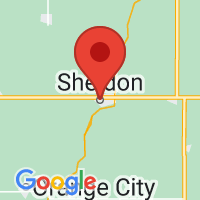 Map of Sheldon, IA US